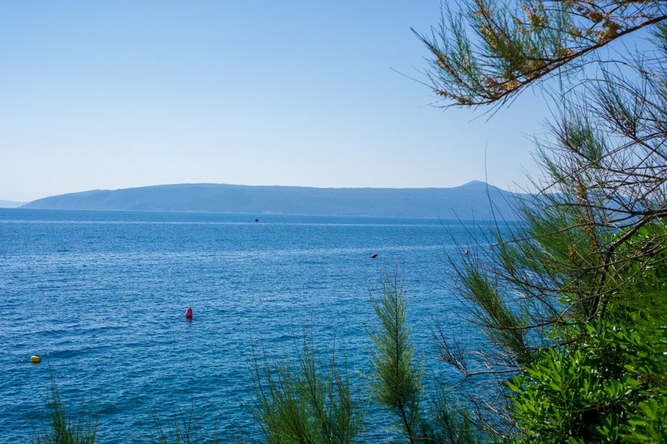 Foilriders Camp Villa Istra Terrassen Aussicht auf Cres